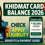 CM Khidmat Card Balance Check 2026