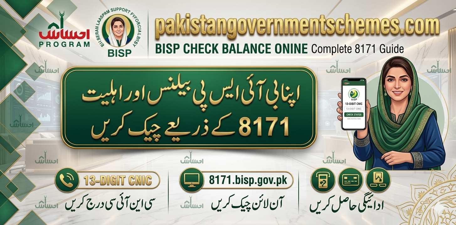 BISP 8171 Payment April 2026 β Check CNIC Status Online