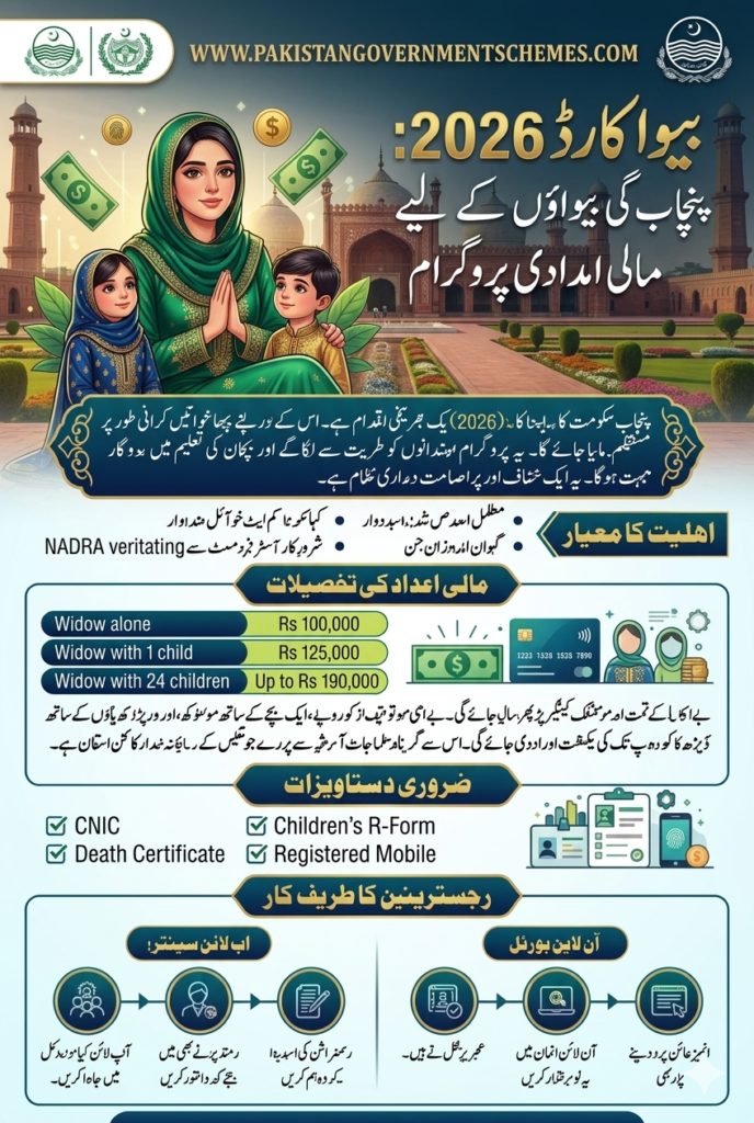 CM Punjab Bewa Card 2026