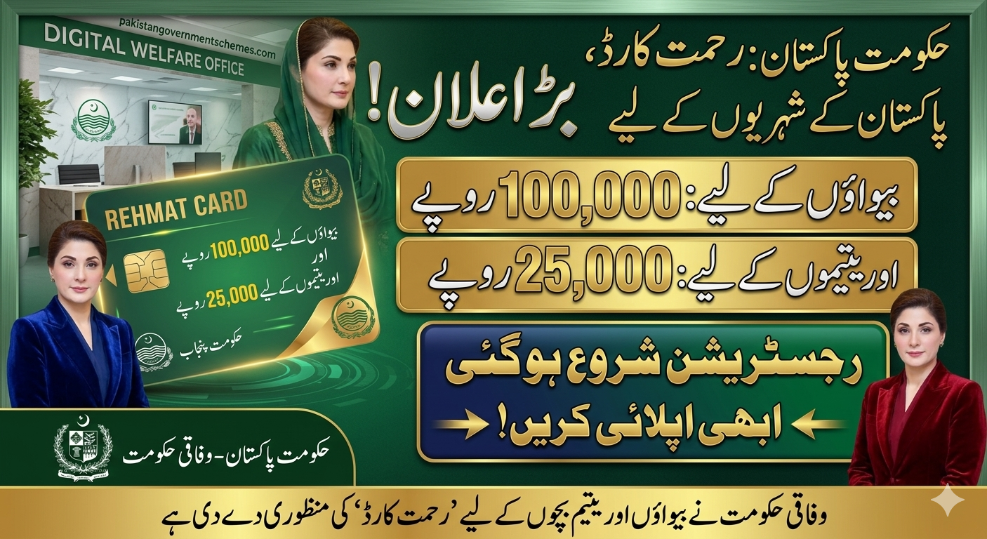 CM Punjab Rehmat Card 2026