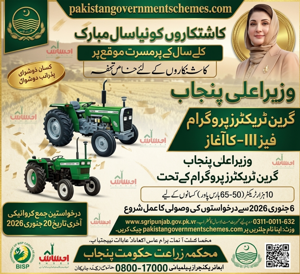CM Punjab Tractor Scheme 2026